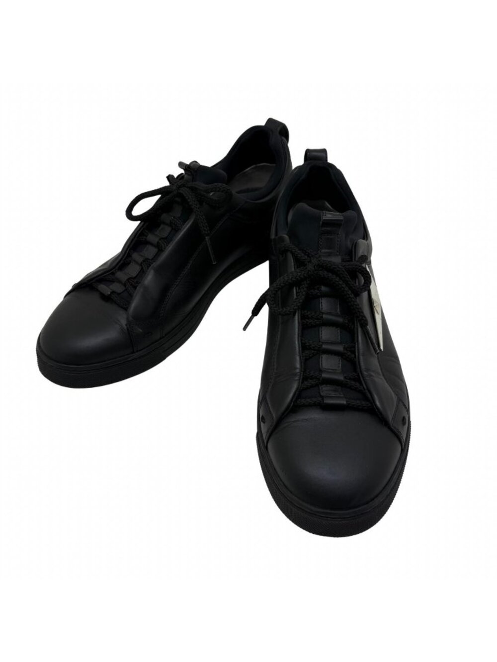 Fendi Bugs Monster Sneakers 7 Black Leather
